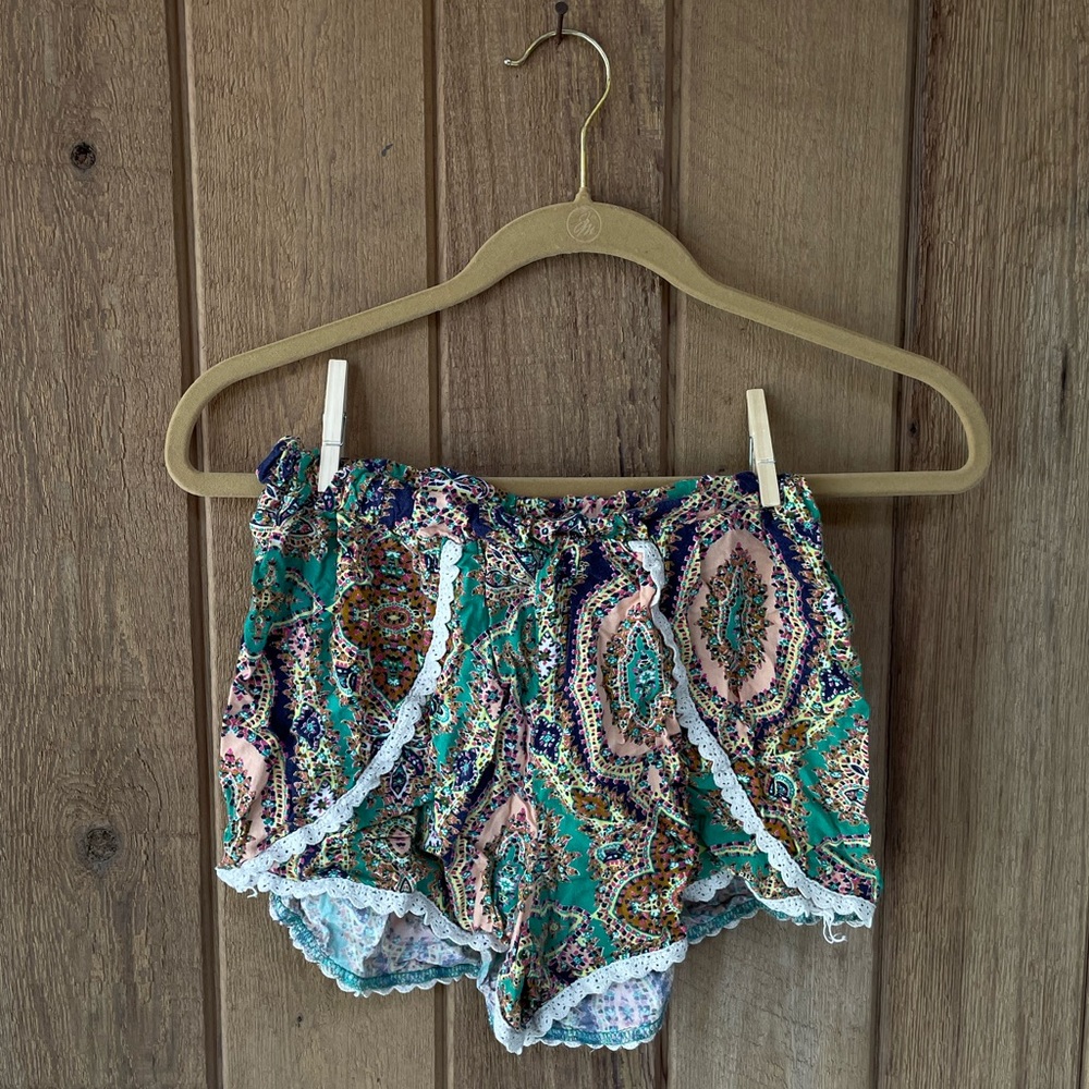 Colorful- Boho- Shorts